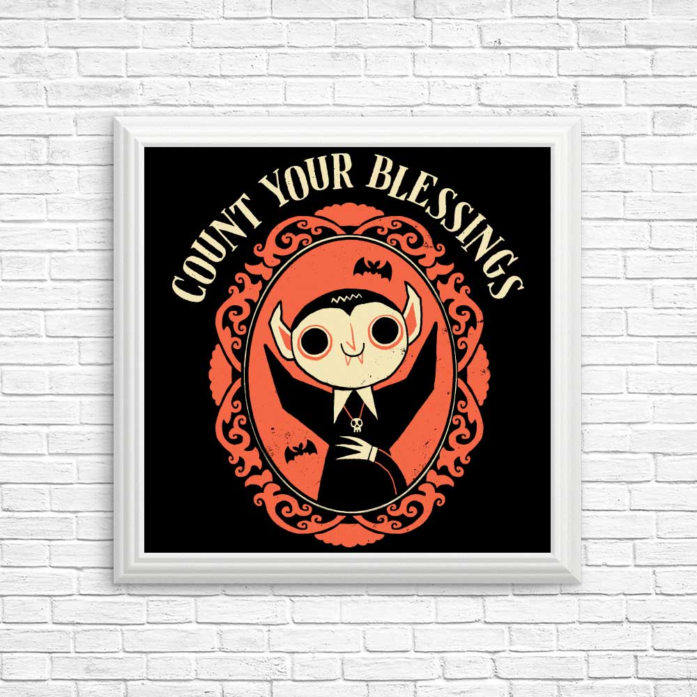 High - Quality 'Count Your Blessings' Posters and Prints