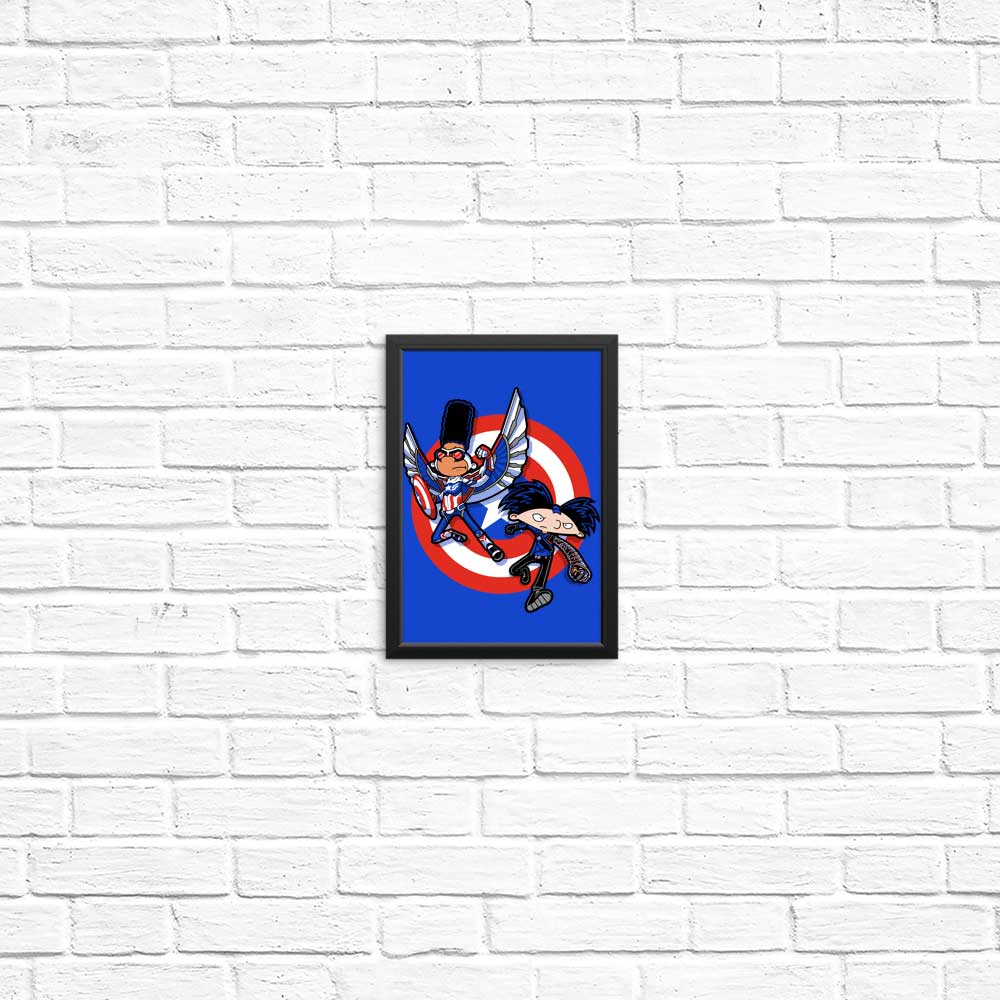 High - quality Captain Tallhair and Football Soldier Posters & Prints