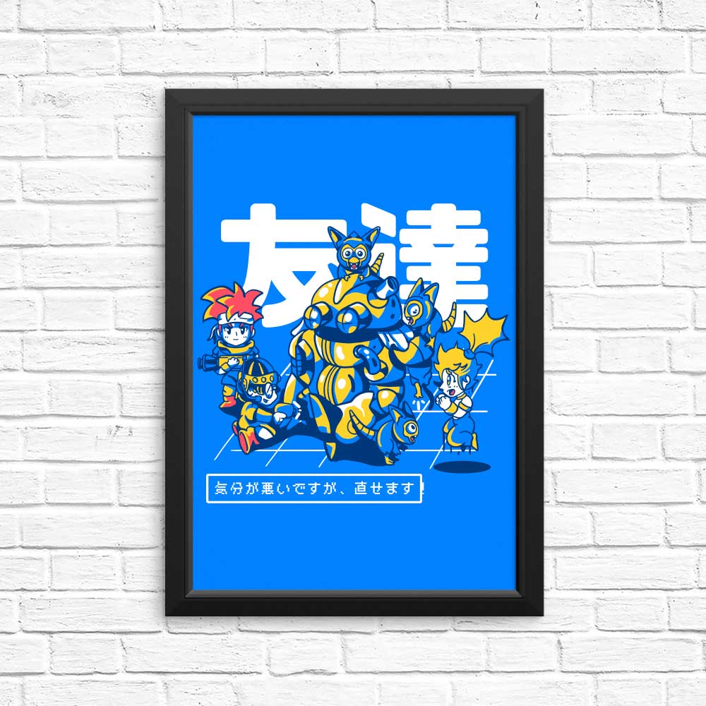 Finding a Friend - High - Quality Wall Art Posters and Prints