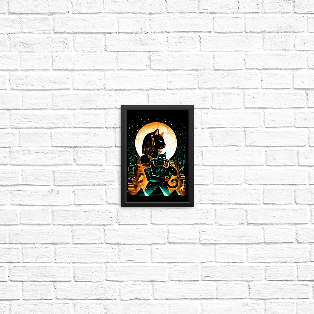 Cat Goddess Themed Wall Posters and Art Prints