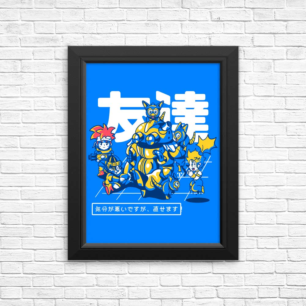 Finding a Friend - High - Quality Wall Art Posters and Prints