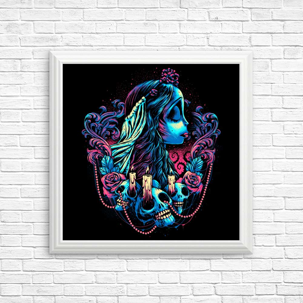 Vibrant Colorful Bride Posters and Prints