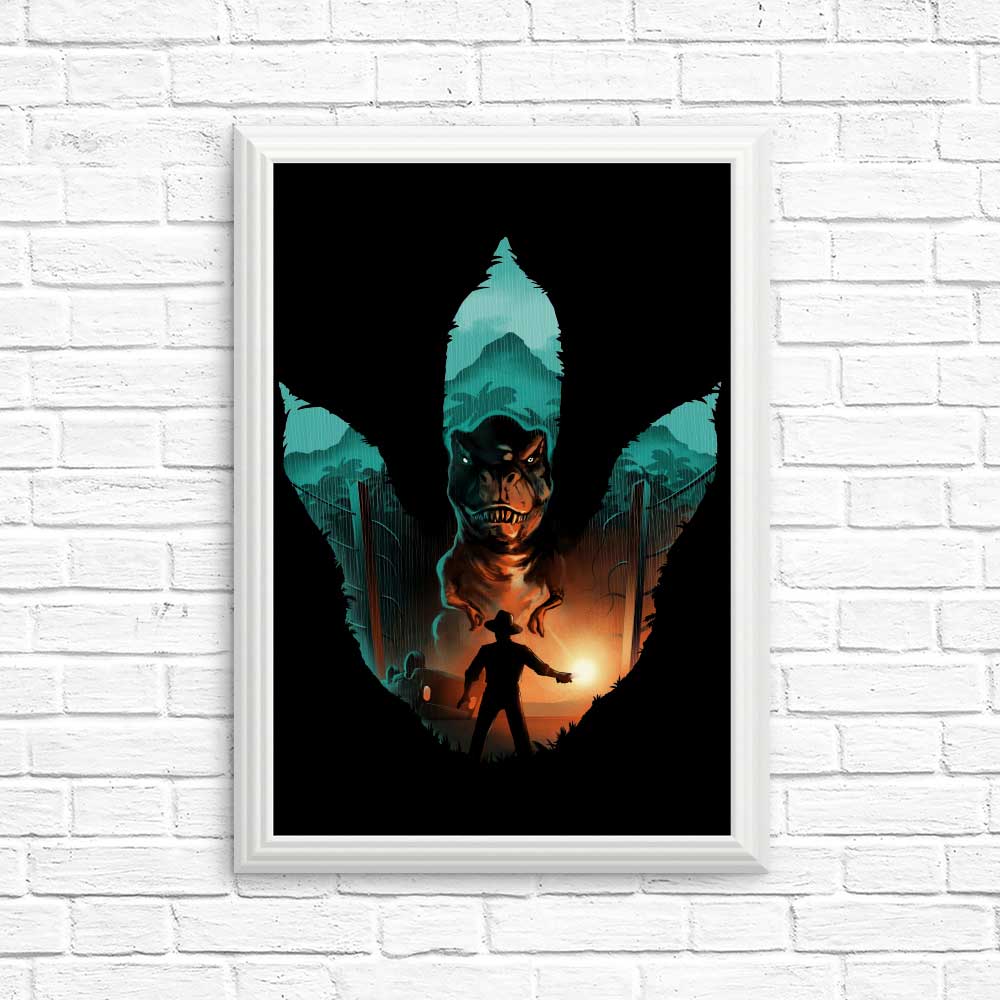 Jurassic Footprint - High - Quality Posters and Prints for Decor