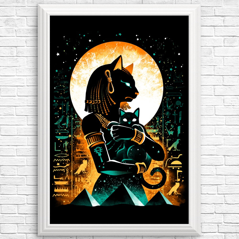 Cat Goddess Themed Wall Posters and Art Prints