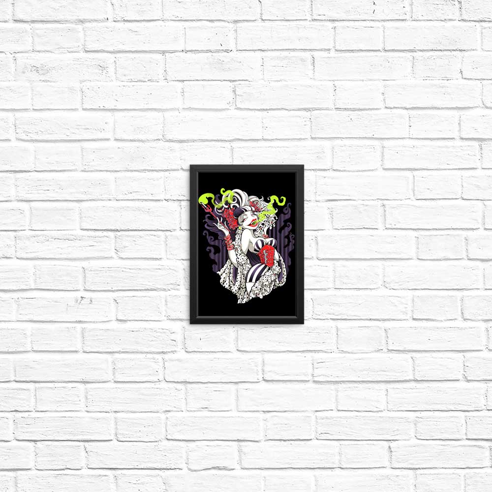 High - Quality Cruella de Mon Posters and Prints by Jehsee