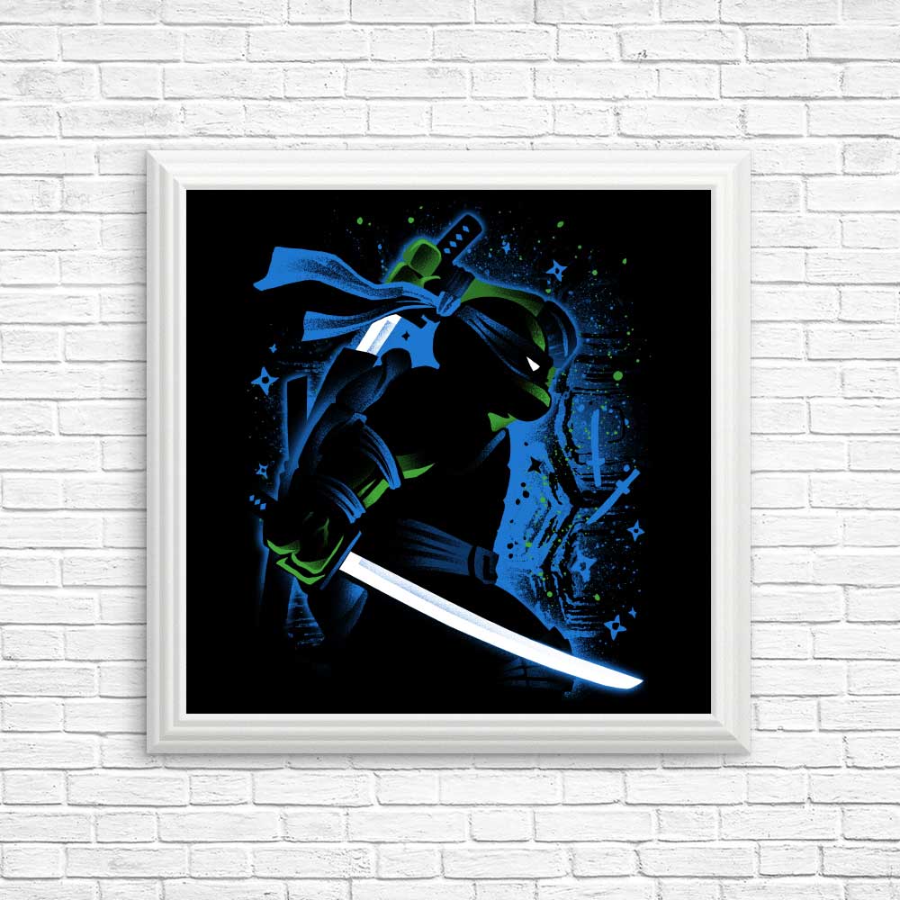 Blue Leader Ninja Wall Art - Posters and Prints