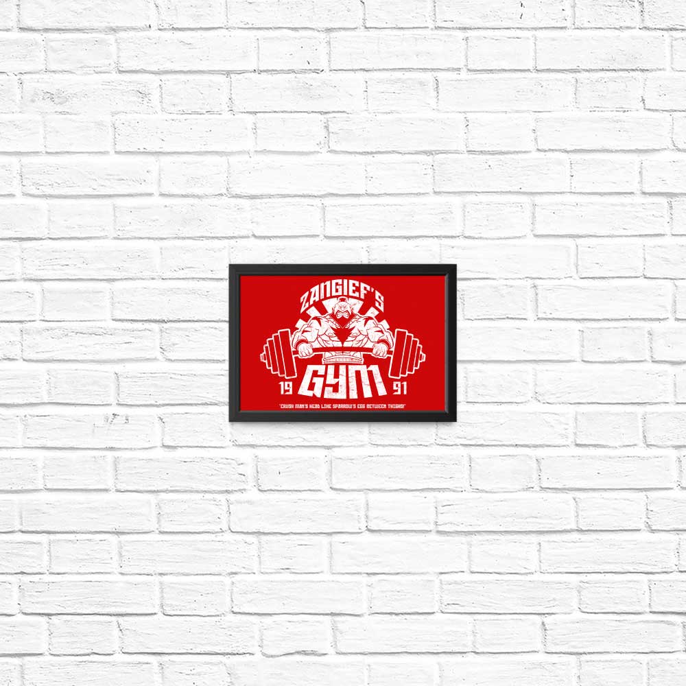 Unique Zangief Gym Posters and Prints for Your Space
