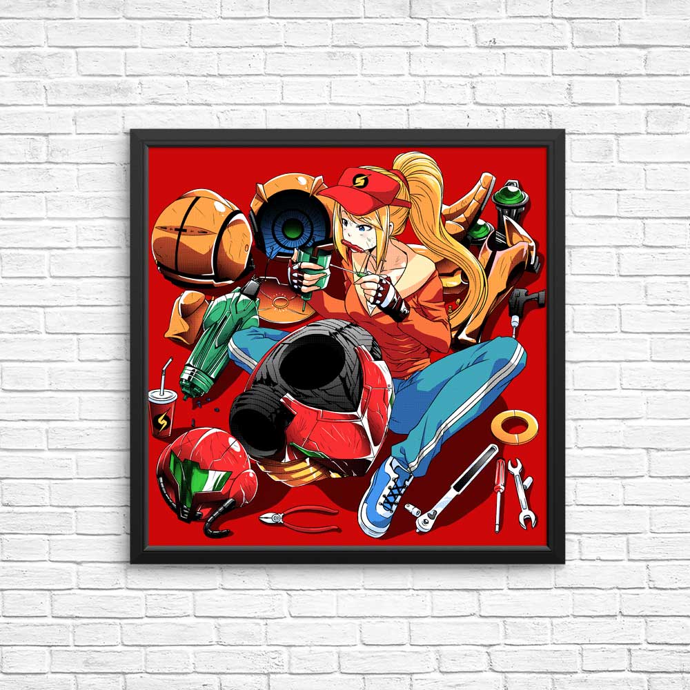 Samus Repairing - Wall Decor Posters and Prints