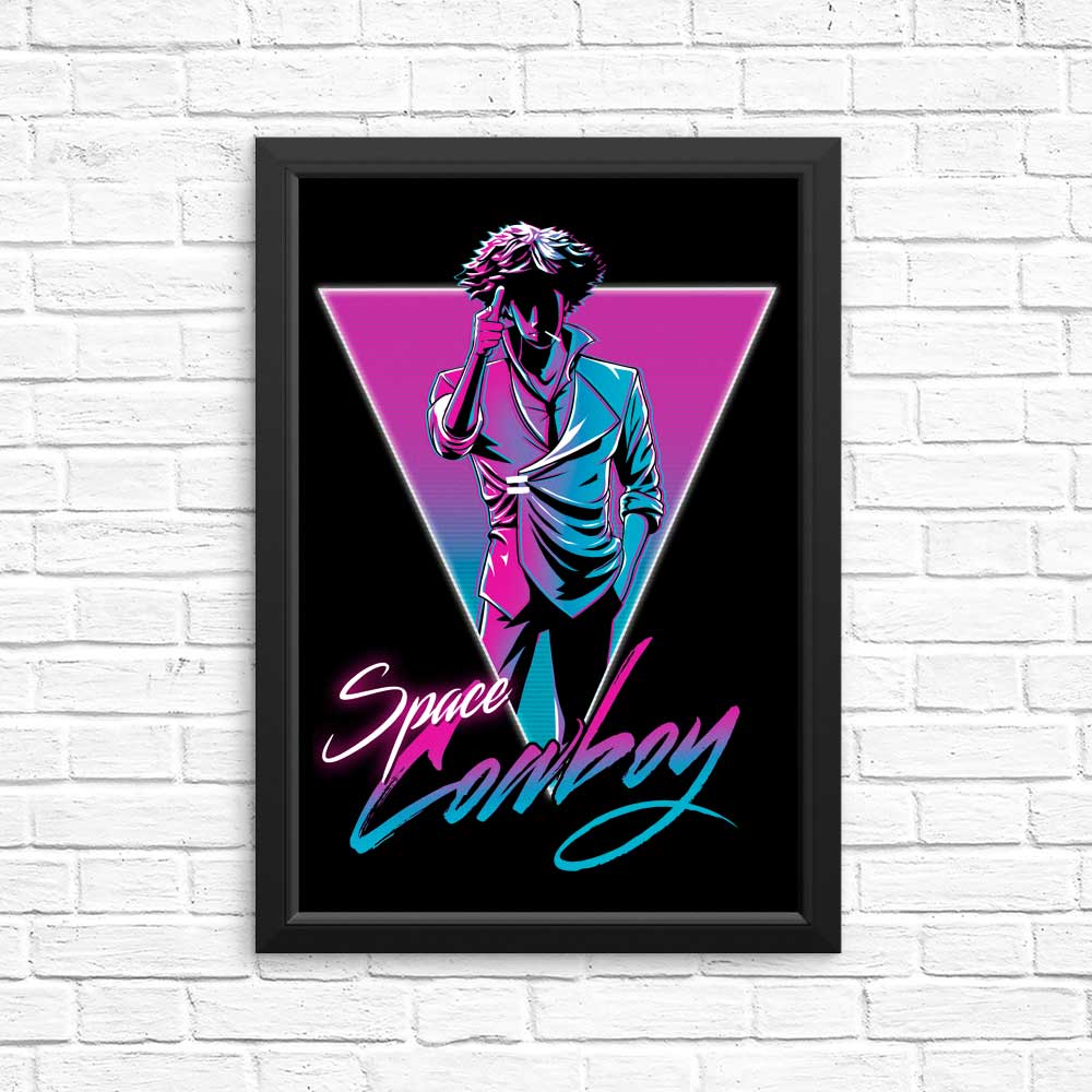 Eye - catching Neon Cowboy Posters and Prints