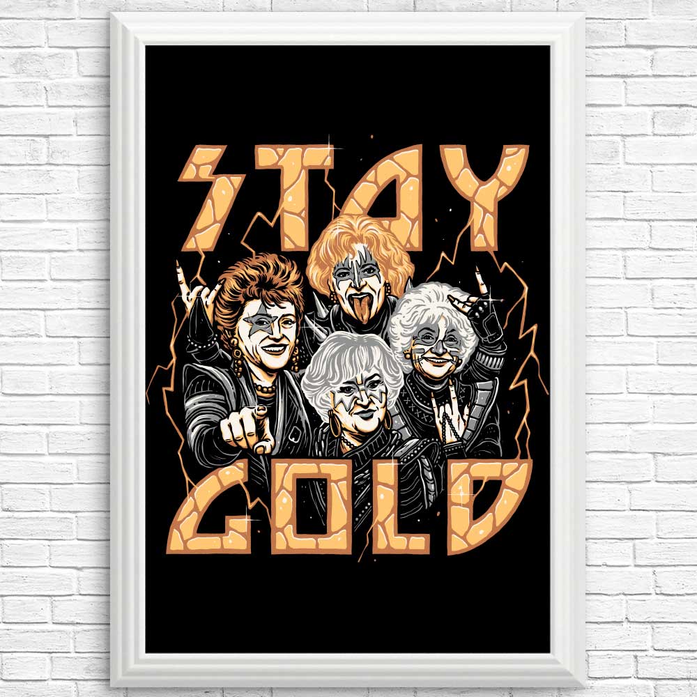 High - Quality 'Stay Gold' Posters and Prints from Momma Gorilla