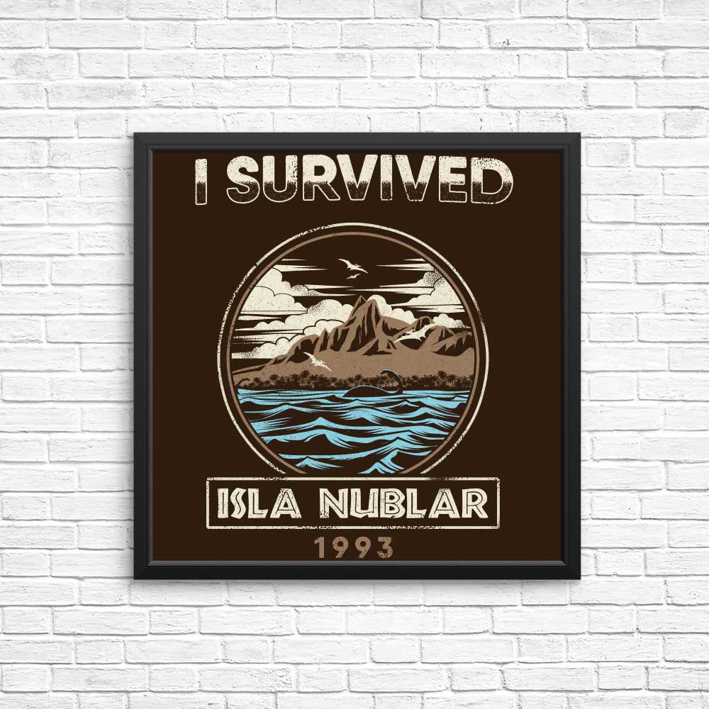 Survived Isla Nublar Posters and Prints from Riccardo Bucchioni