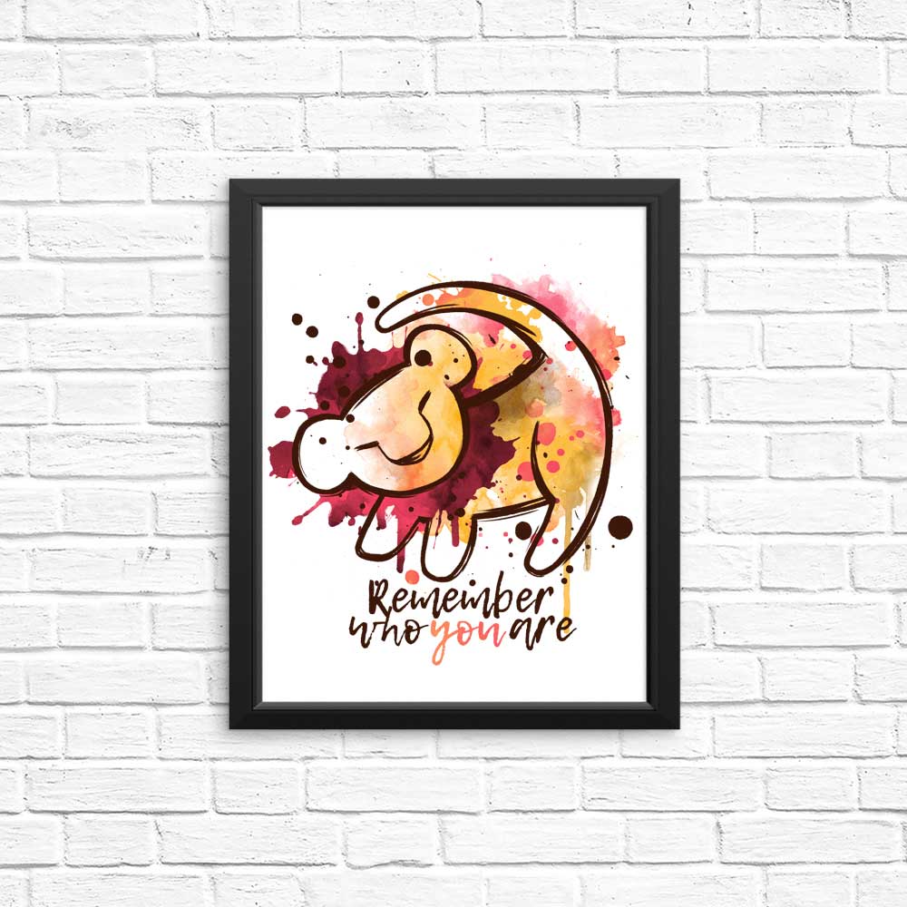 Inspirational 'Remember Who You Are' Wall Posters and Prints