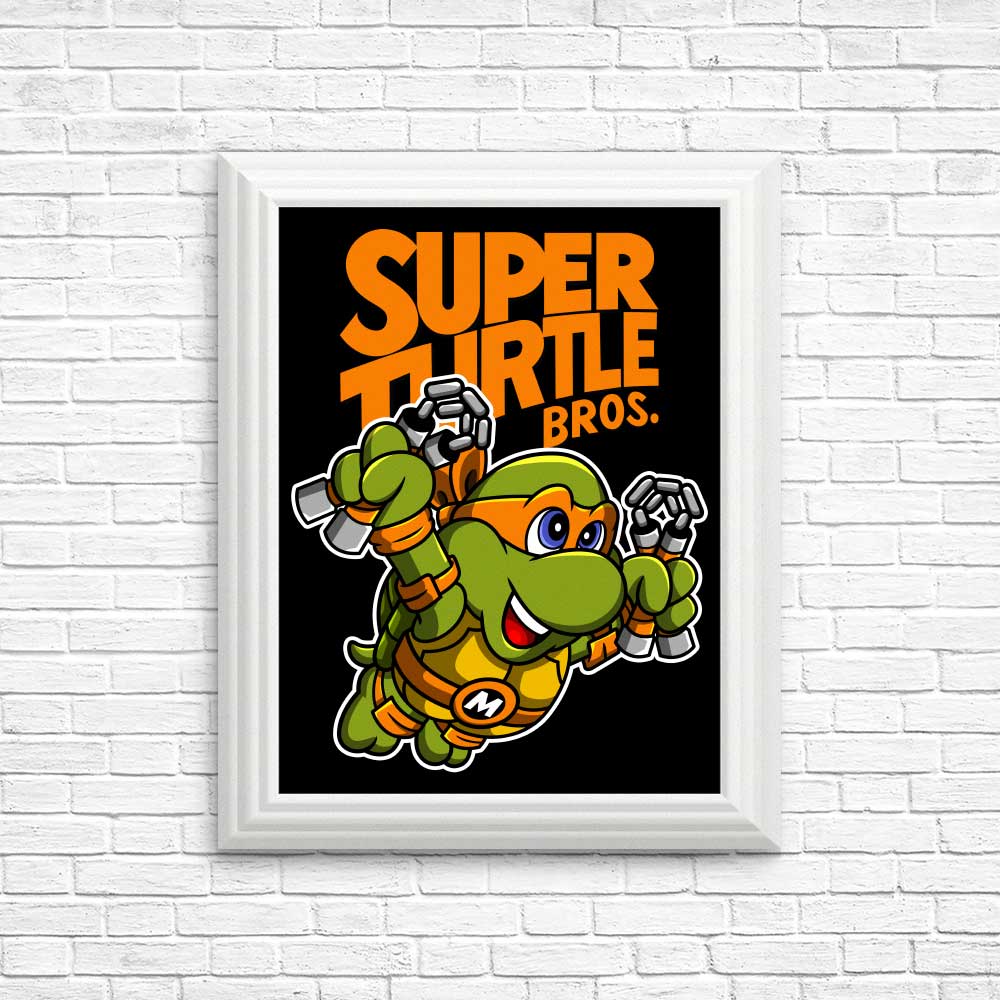 Super Mikey Bros - High - Quality Posters and Prints from Punksthetic