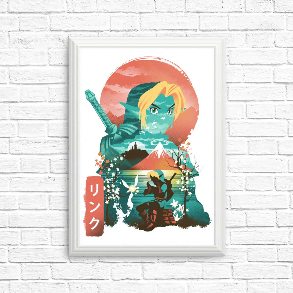 High - quality Ukiyo - e Ocarina Posters and Prints by Dandingeroz