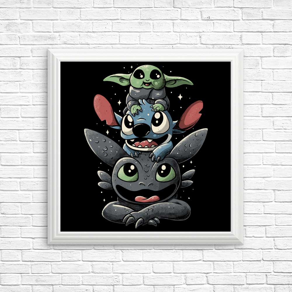 Adorable Cuteness Tower Posters and Prints