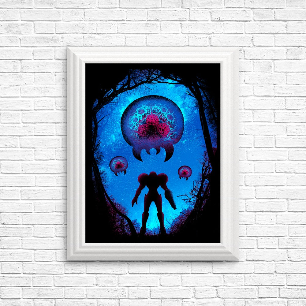 Stunning Bounty Hunter Landscape Posters and Prints by Donnie Illustrations