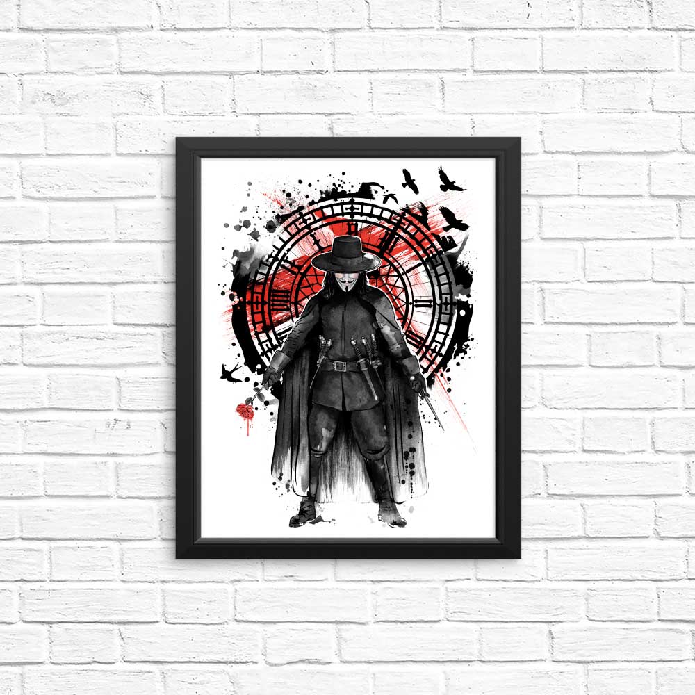Posters and Prints - 'God Is In The Rain' by Dr. Monekers