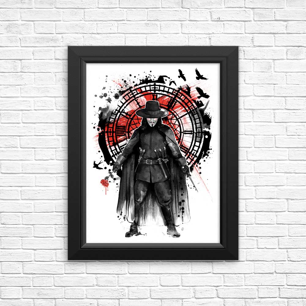 Posters and Prints - 'God Is In The Rain' by Dr. Monekers