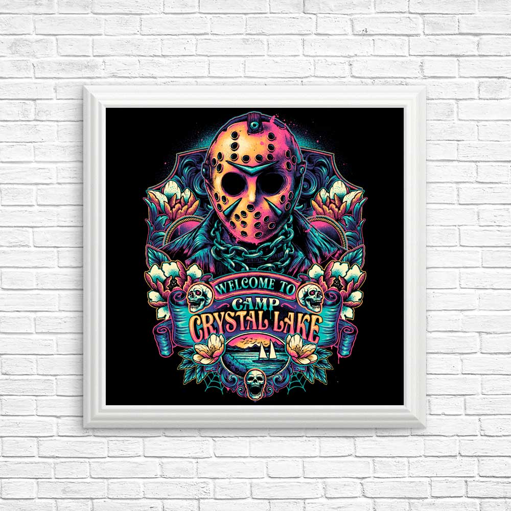 High - Quality 'Welcome to Camp Crystal Lake' Posters & Prints