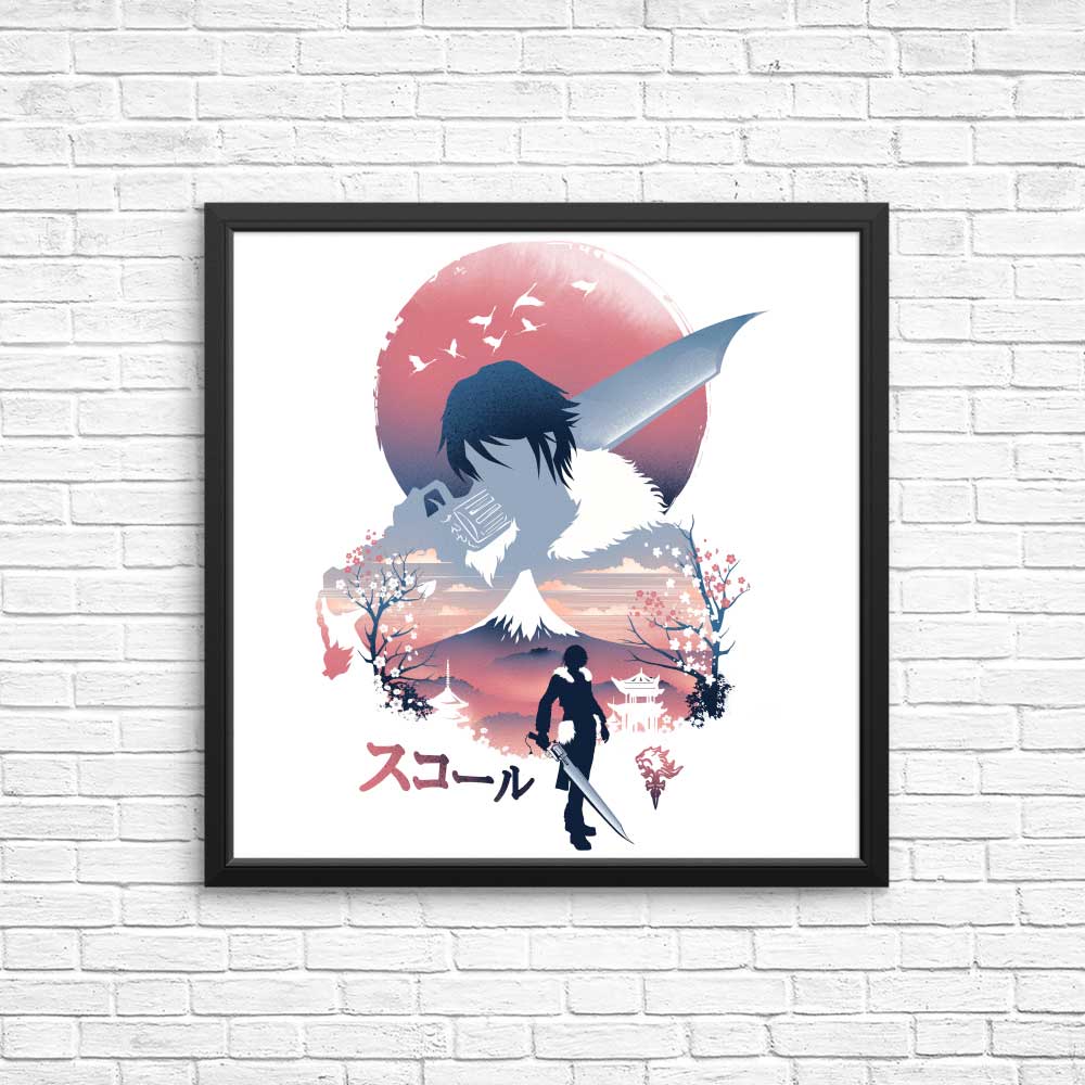 Stunning Squall Ukiyo-e Art Posters and Prints for Decor