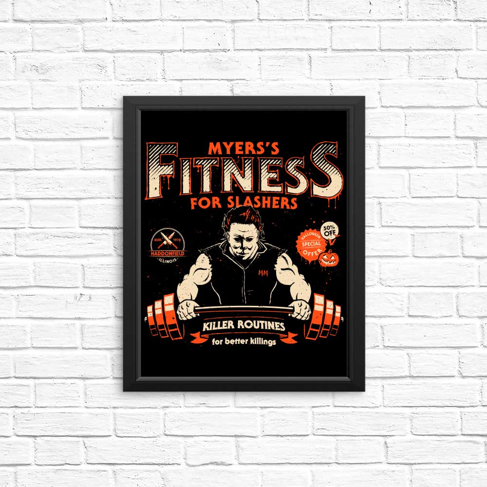 Myers Fitness Workout Posters and Prints for Fitness Enthusiasts