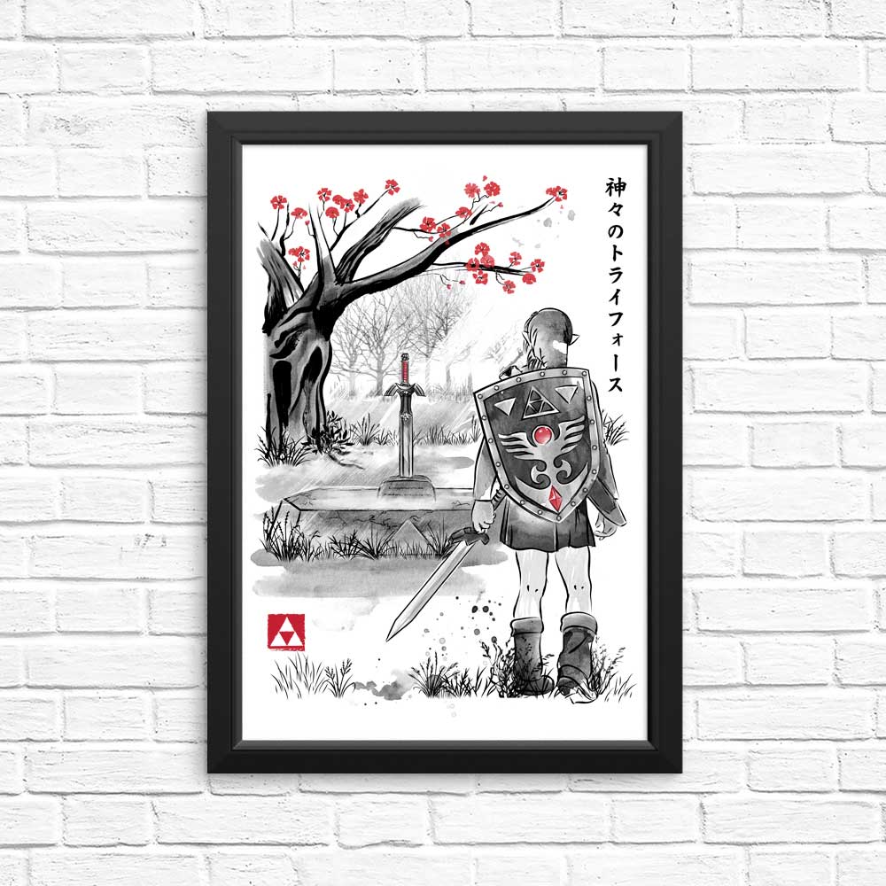 Exquisite Sumi - e Posters & Prints: A Link by Dr. Monekers
