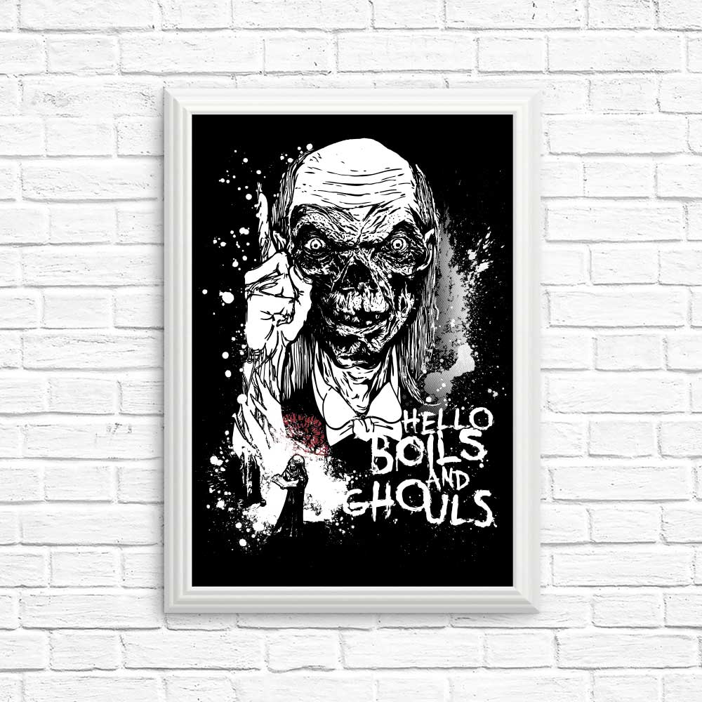 Spooky Boils and Ghouls - Artistic Posters and Prints for Decor