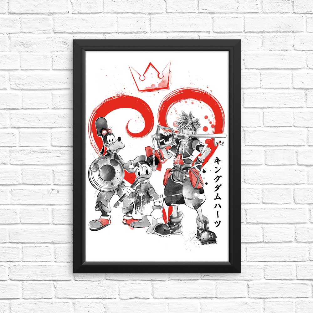 Exquisite Kingdom Sumi-e Posters and Art Prints
