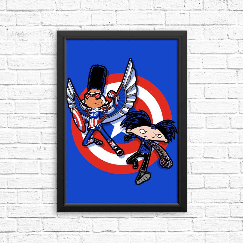 High - quality Captain Tallhair and Football Soldier Posters & Prints