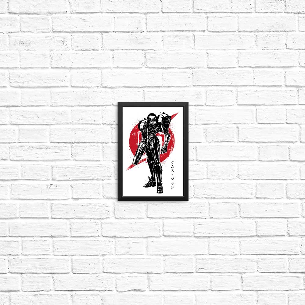 High - quality Galactic Bounty Hunter Sumi - e Posters and Prints