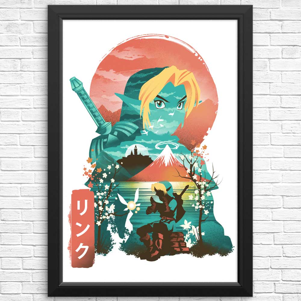High - quality Ukiyo - e Ocarina Posters and Prints by Dandingeroz