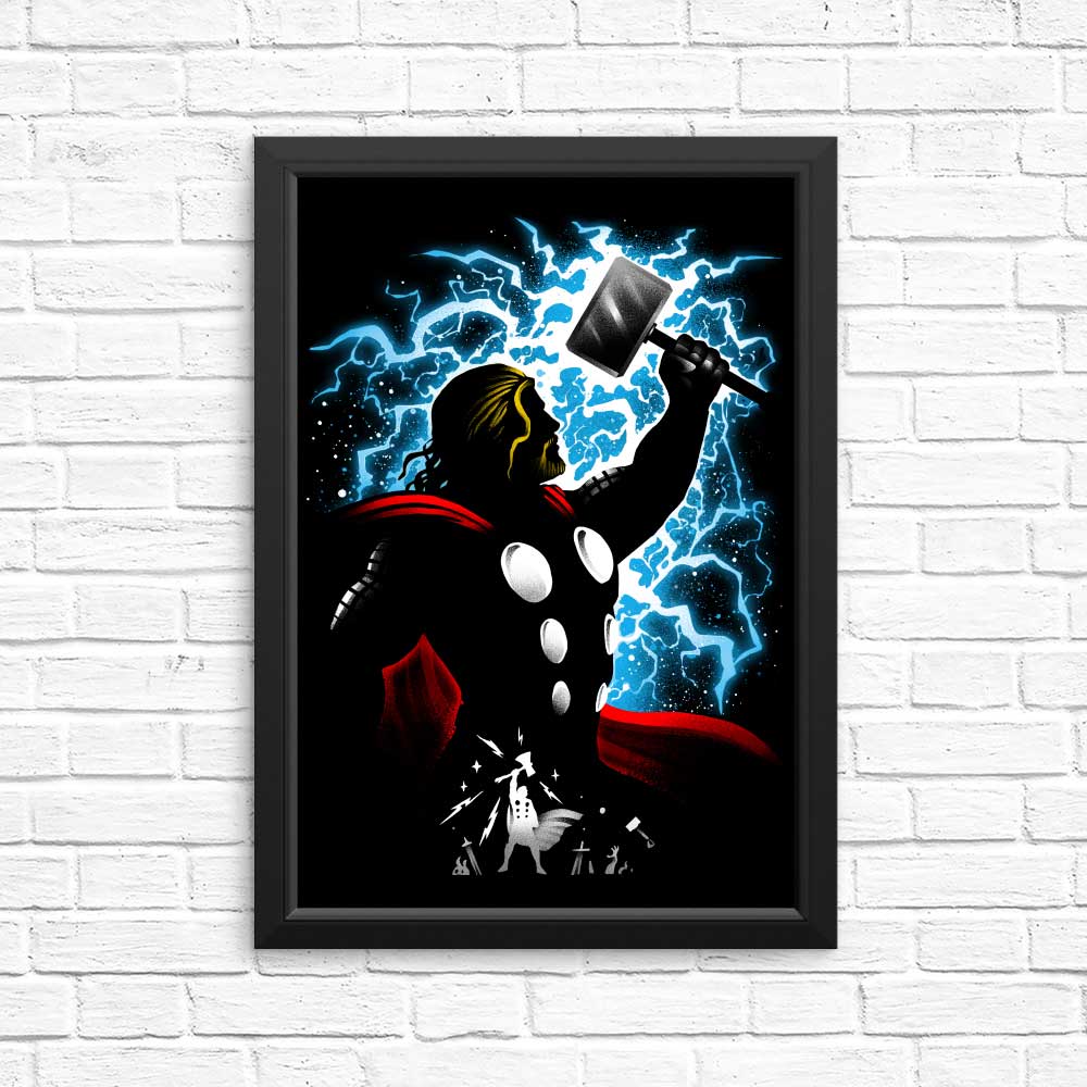 Stunning Thunder God Posters and Prints