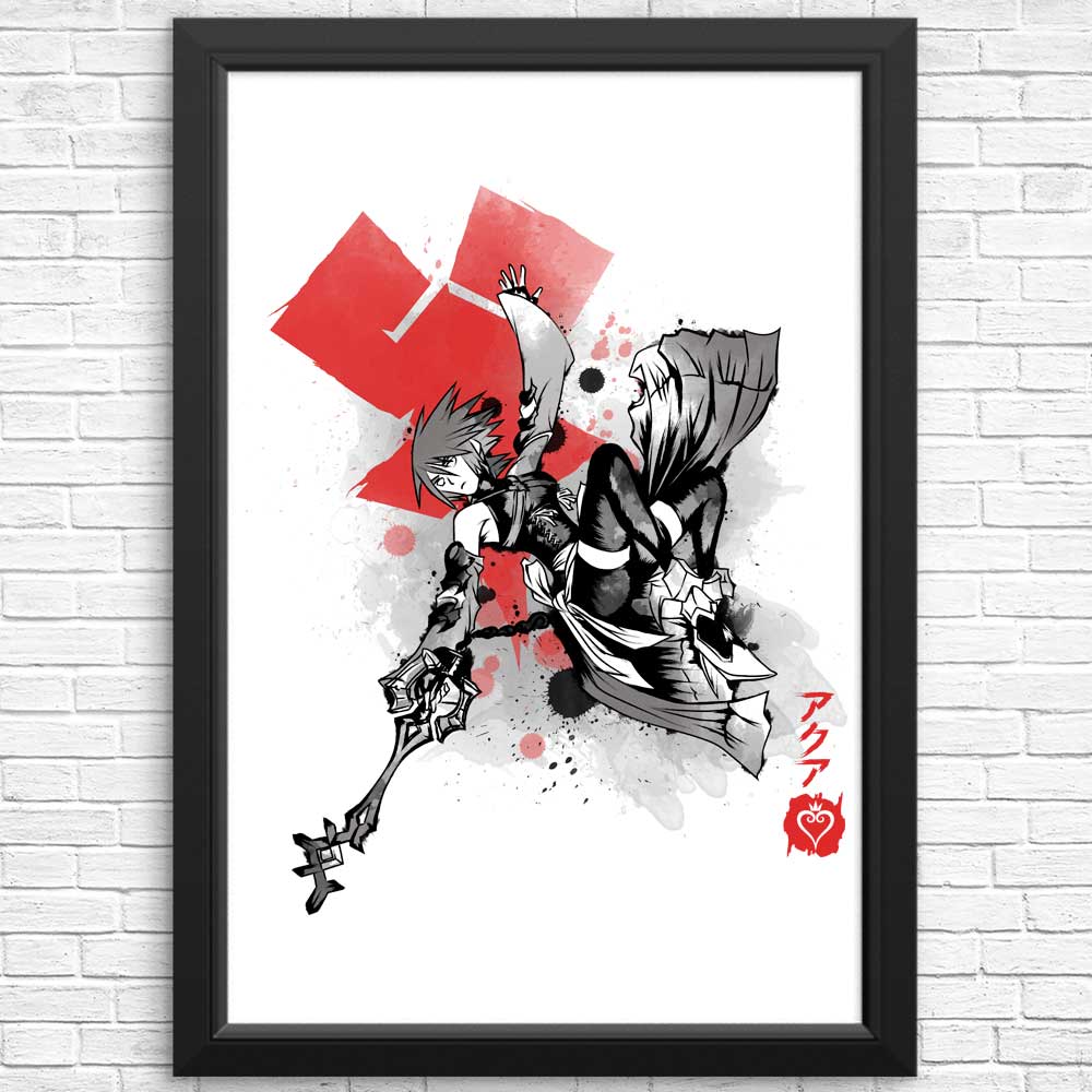 Keyblade Master Sumi - e Artistic Posters and Prints from Soulkr