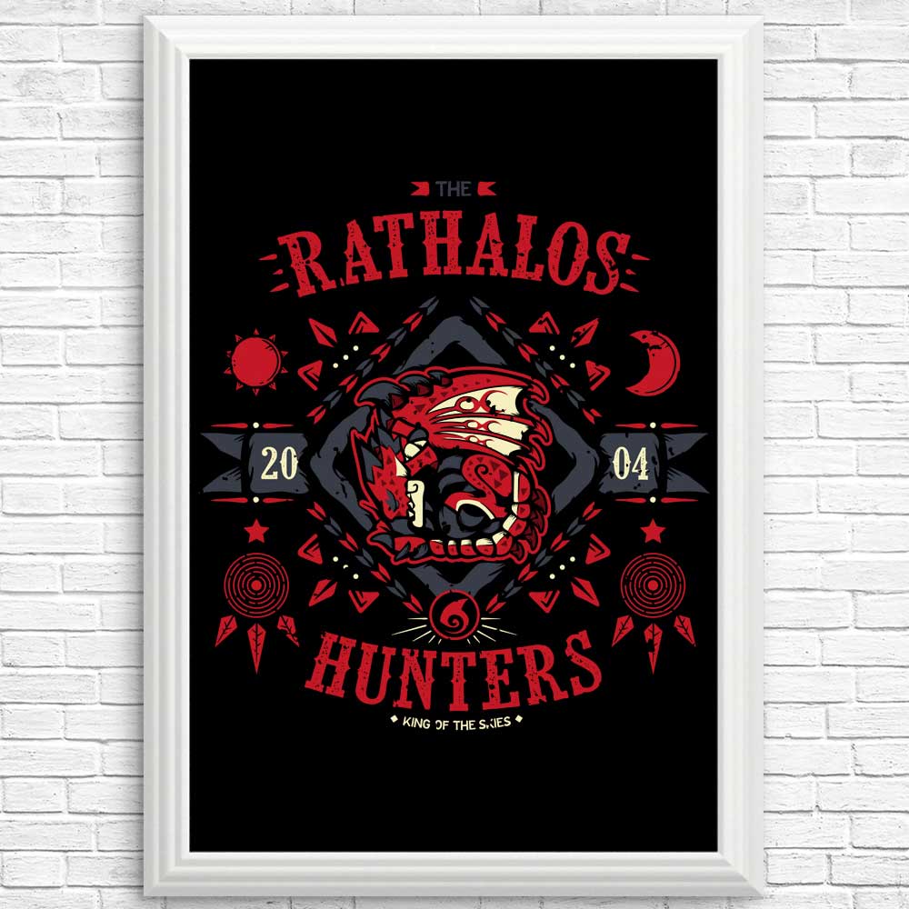 Stunning Rathalos Hunters Posters and Prints by Soulkr