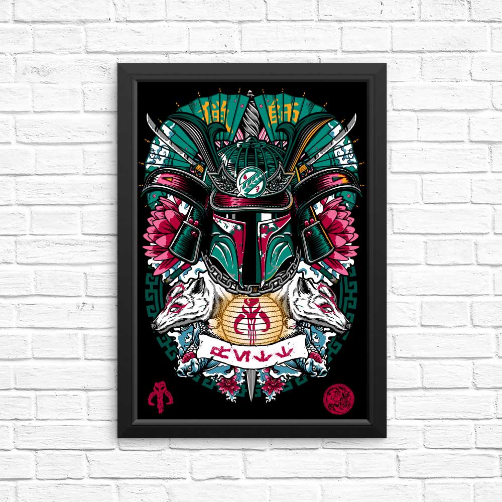 Bounty Hunter Samurai Wall Posters and Art Prints