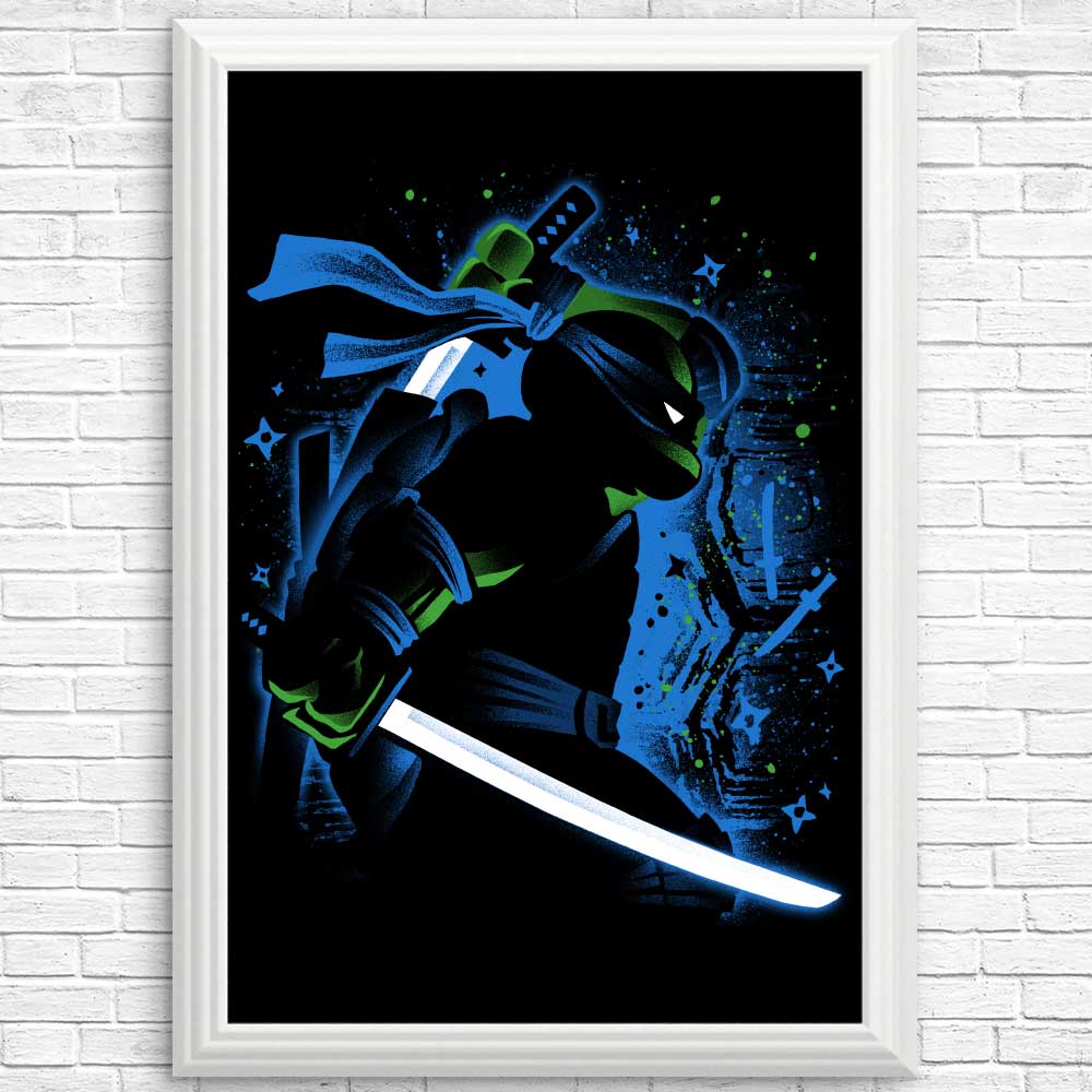 Blue Leader Ninja Wall Art - Posters and Prints