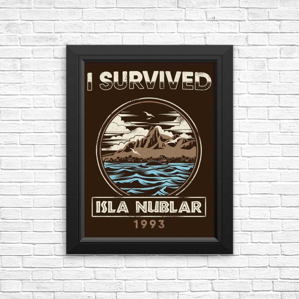 Survived Isla Nublar Posters and Prints from Riccardo Bucchioni