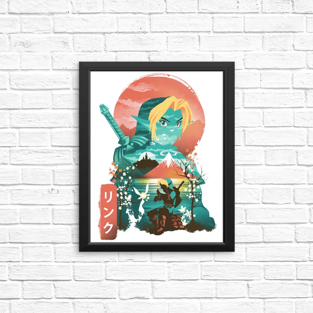 High - quality Ukiyo - e Ocarina Posters and Prints by Dandingeroz
