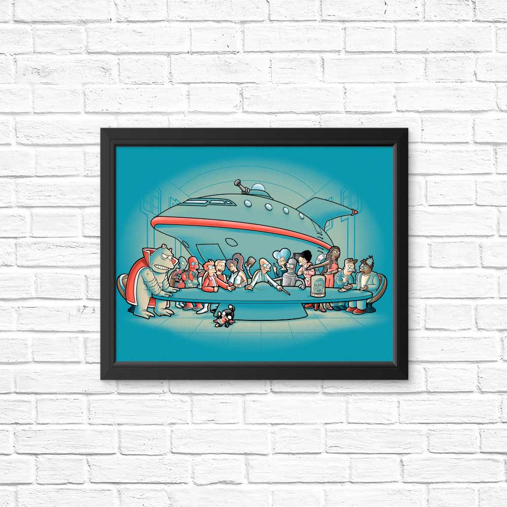 Future Dinner Art Posters and Prints for Home Decor