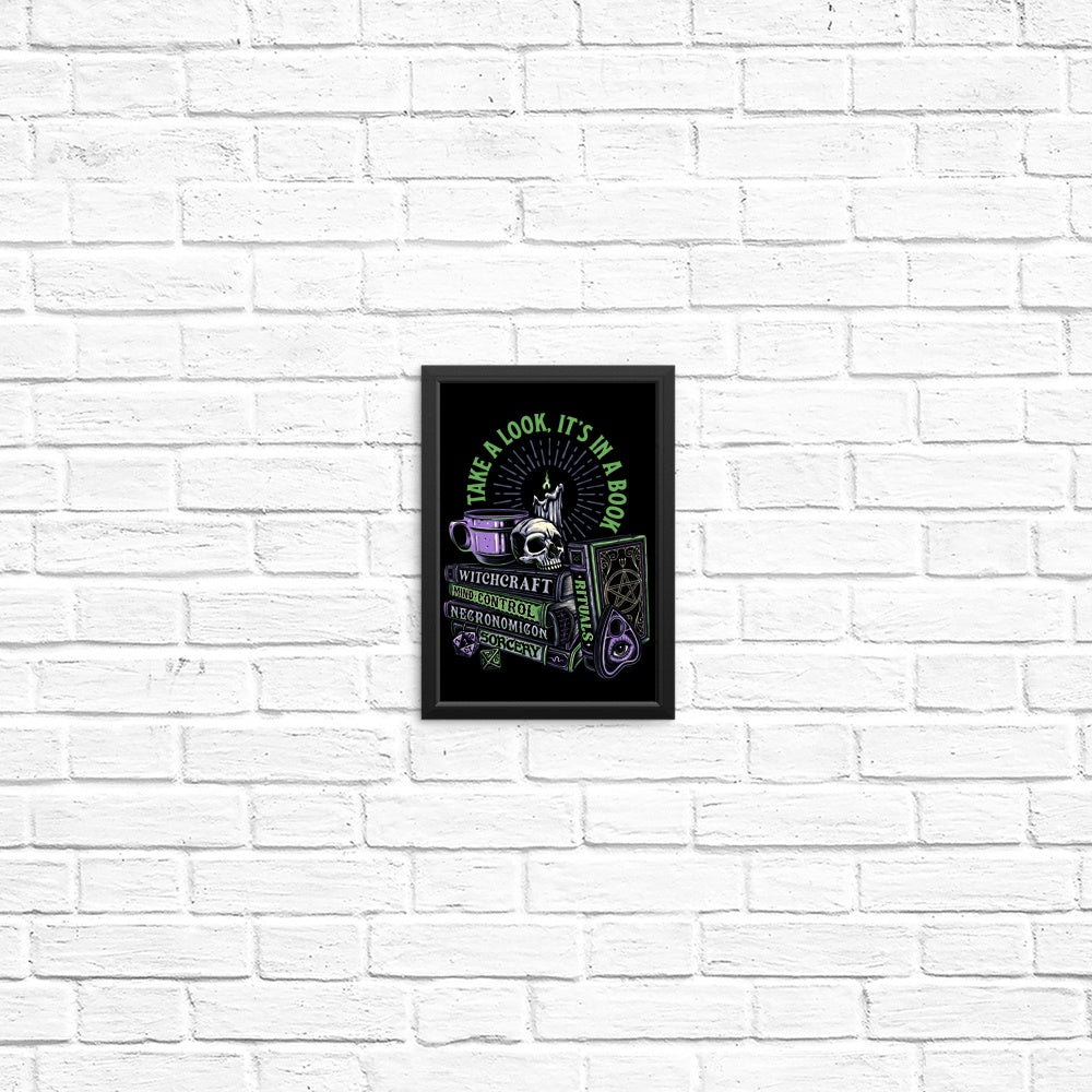 Dark Book-themed Posters and Prints for Home Decor