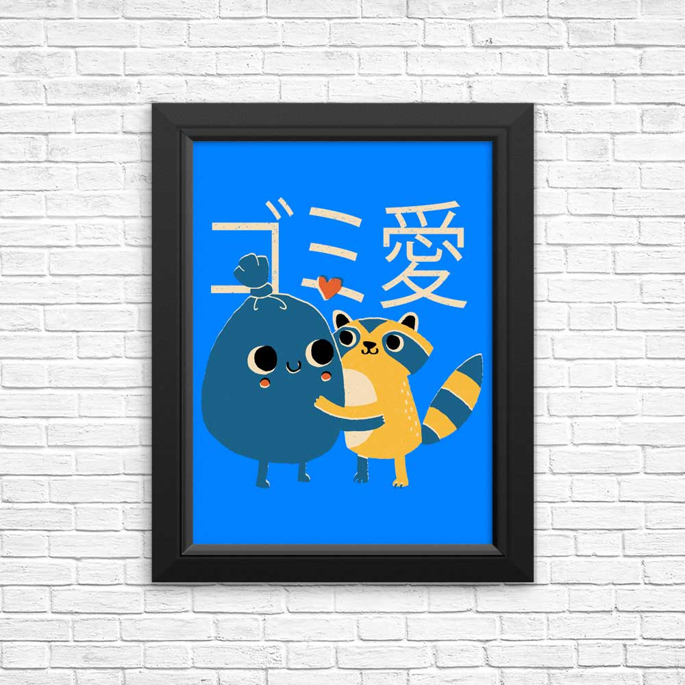 High - Quality 'Trash Love' Posters and Prints by DinoMike