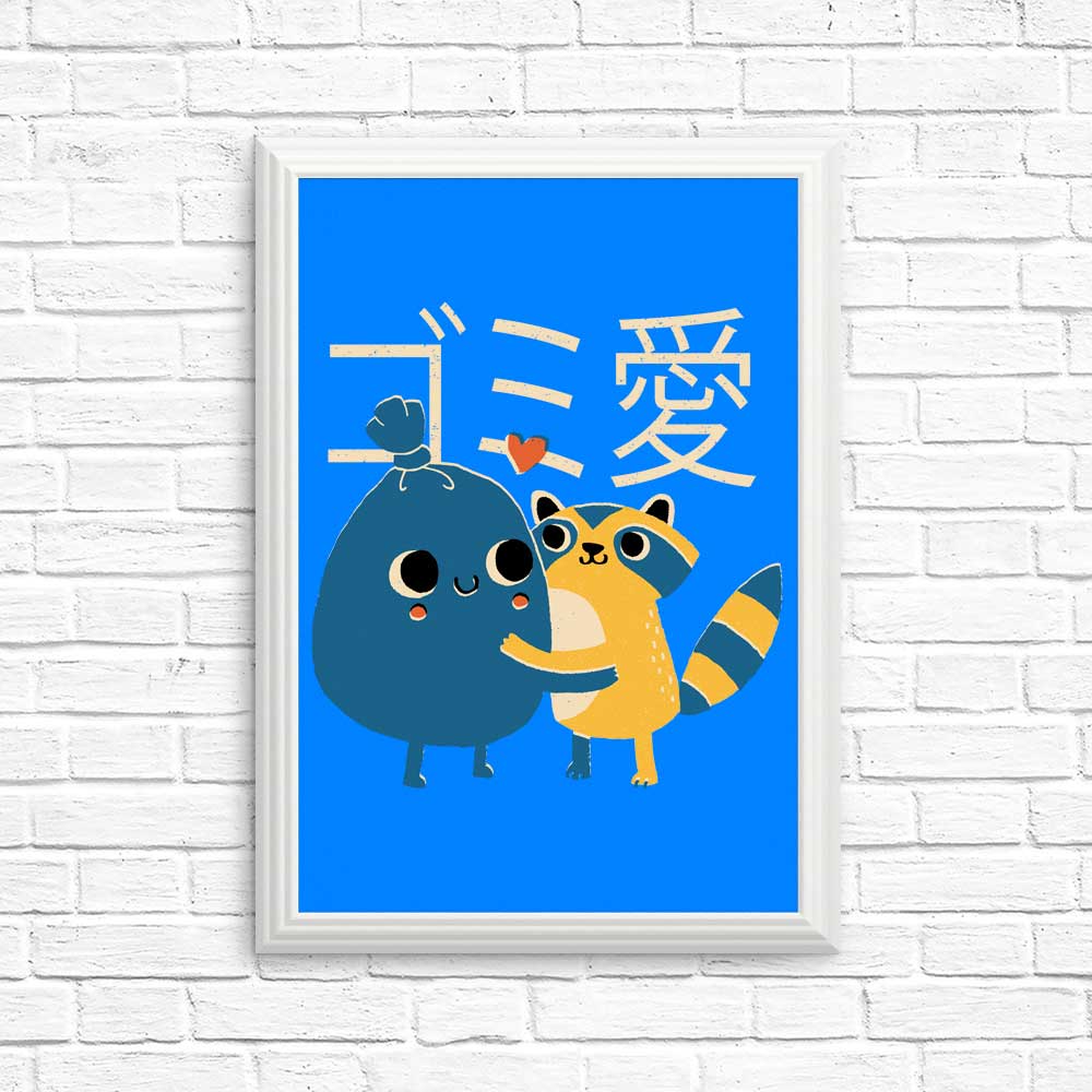 High - Quality 'Trash Love' Posters and Prints by DinoMike