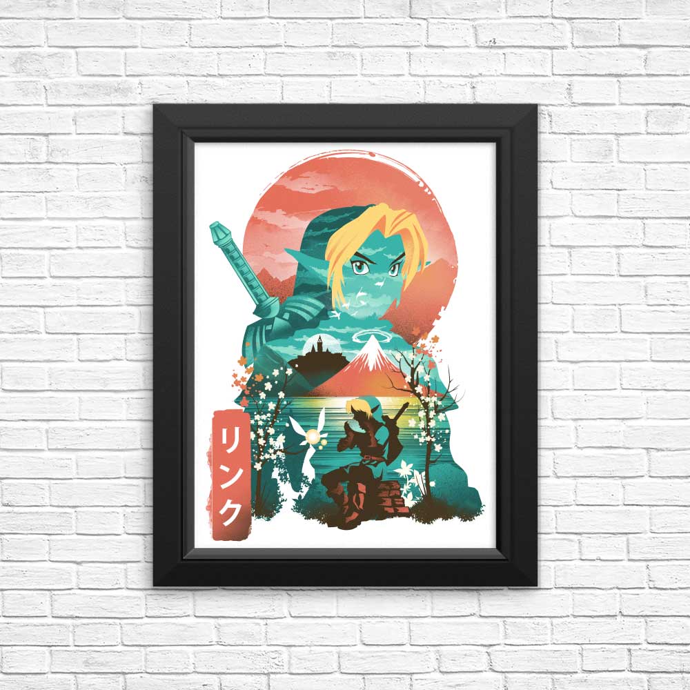 High - quality Ukiyo - e Ocarina Posters and Prints by Dandingeroz
