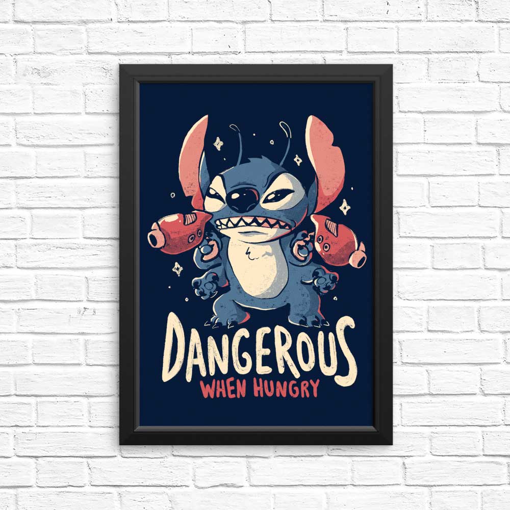 Eye - Catching 'Dangerous When Hungry' Posters and Wall Prints
