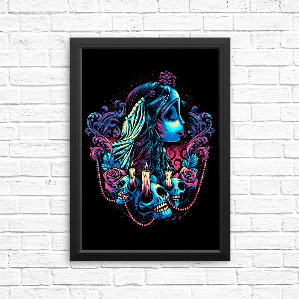 Vibrant Colorful Bride Posters and Prints