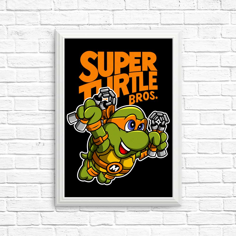 Super Mikey Bros - High - Quality Posters and Prints from Punksthetic