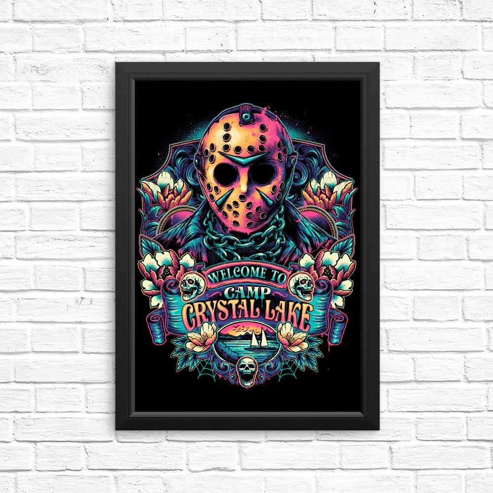 High - Quality 'Welcome to Camp Crystal Lake' Posters & Prints