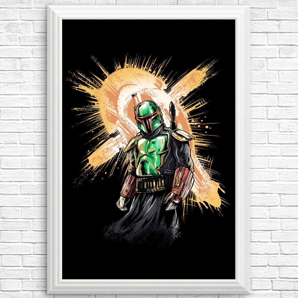 The Bounty Hunter Rises - High - Quality Posters and Prints from Zascanauta
