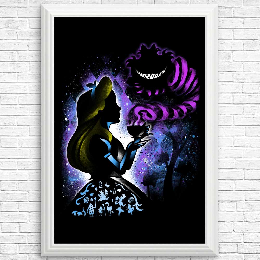 Vibrant 'We're All Mad Here' High - Quality Posters & Prints