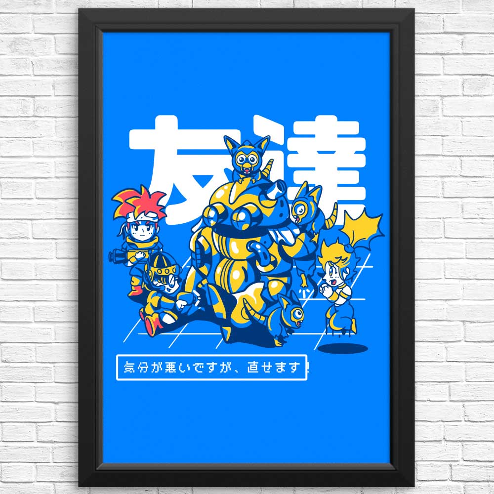 Finding a Friend - High - Quality Wall Art Posters and Prints